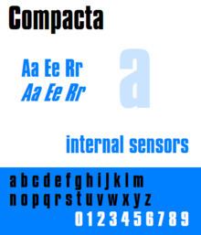 Compacta (typeface) httpsuploadwikimediaorgwikipediacommonsthu
