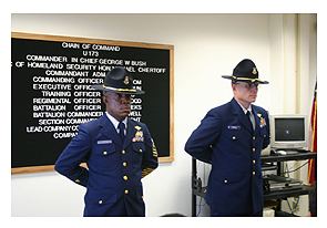 Company commander United States Coast Guard Training Center Caped May New Jersey by