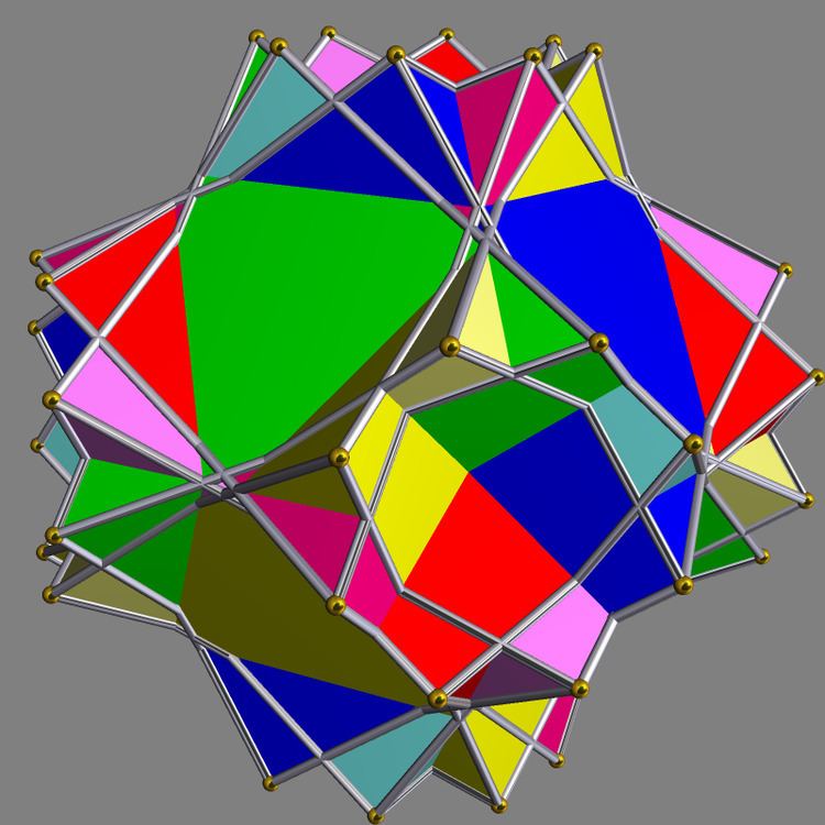 Compound of eight triangular prisms