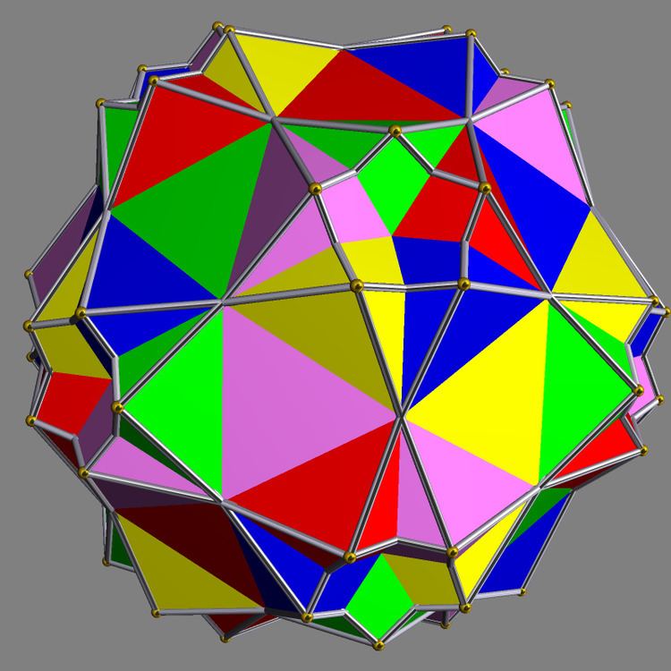 Compound of five cuboctahedra