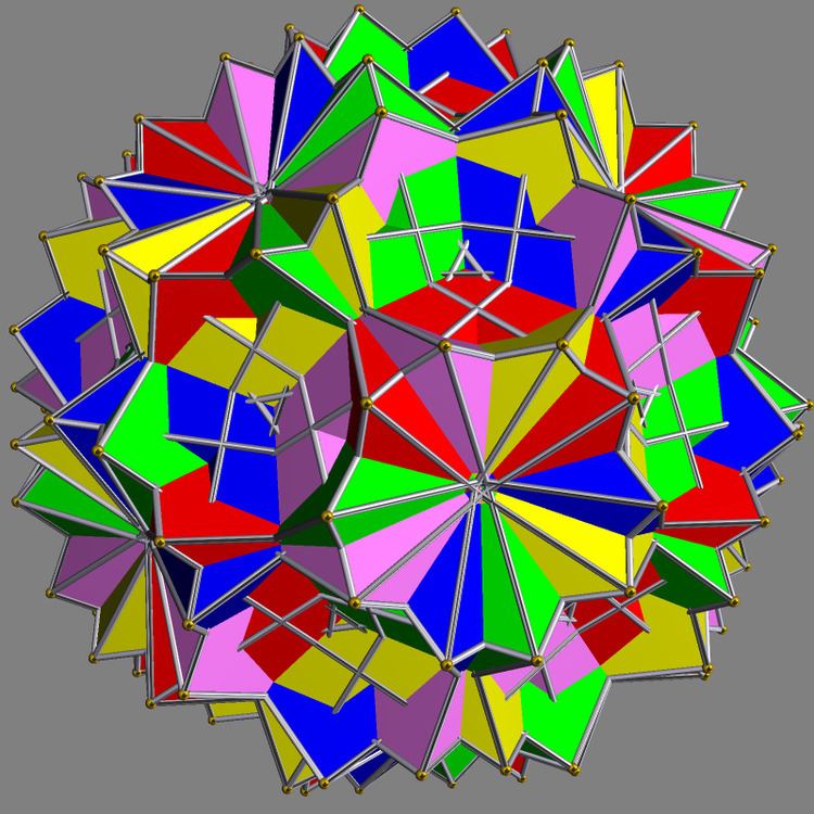Compound of five great cubicuboctahedra