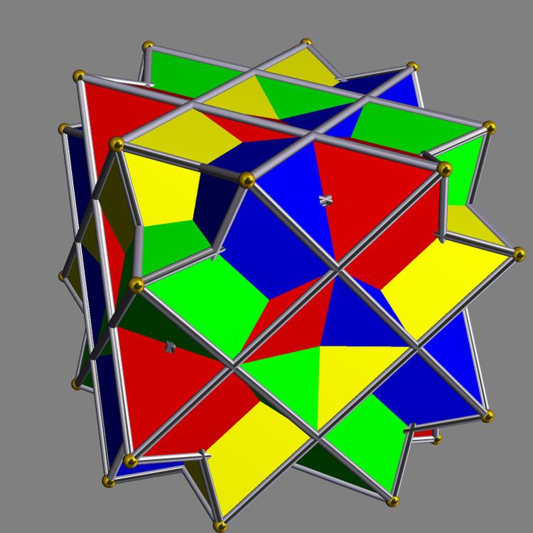 Compound of four octahedra