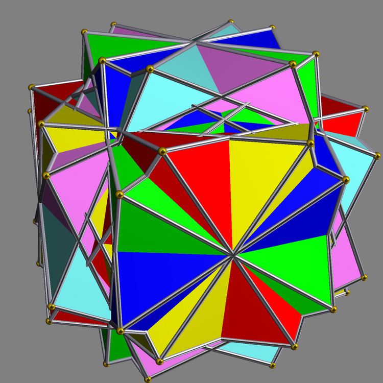 Compound of six square antiprisms