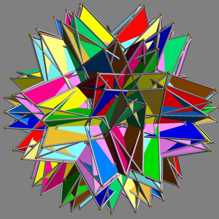 Compound of twelve pentagrammic crossed antiprisms with rotational freedom