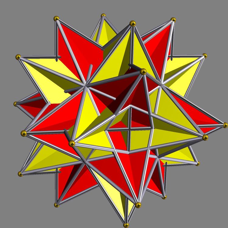 Compound of two great icosahedra