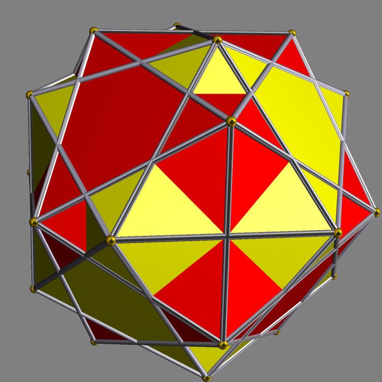 Compound of two icosahedra