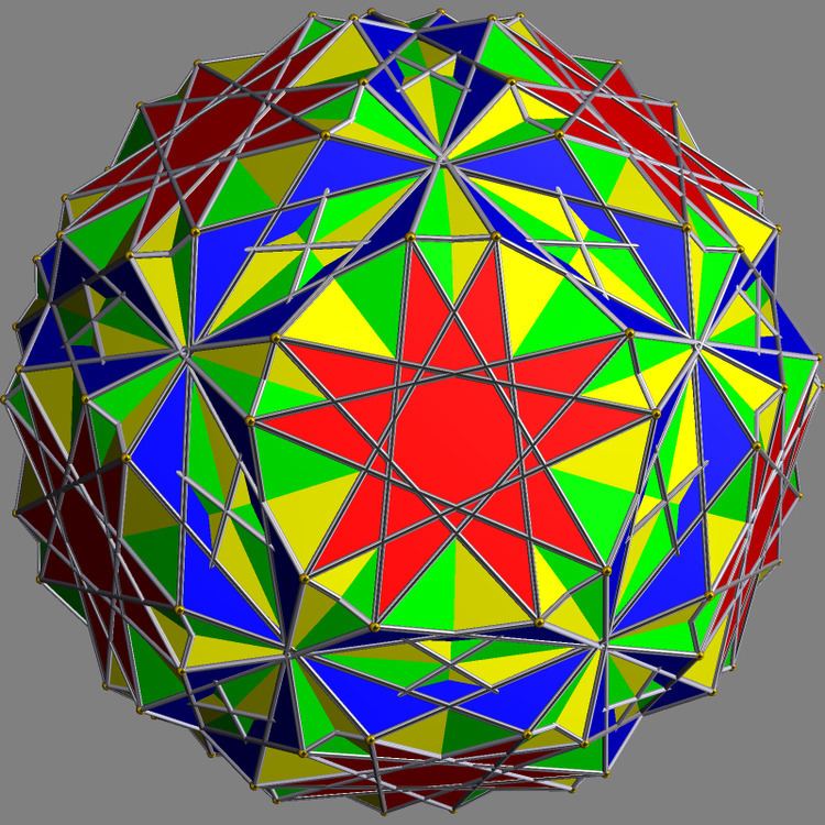 Compound of two snub dodecadodecahedra