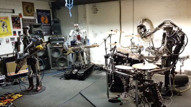 Compressorhead Heaviest Metal39 Robot Band Compressorhead Is Looking For A Lead