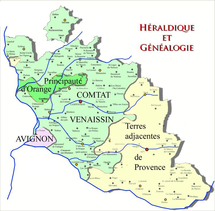 Comtat Venaissin Grand armorial du Comtat Venaissin Vaucluse Principaut d39Orange