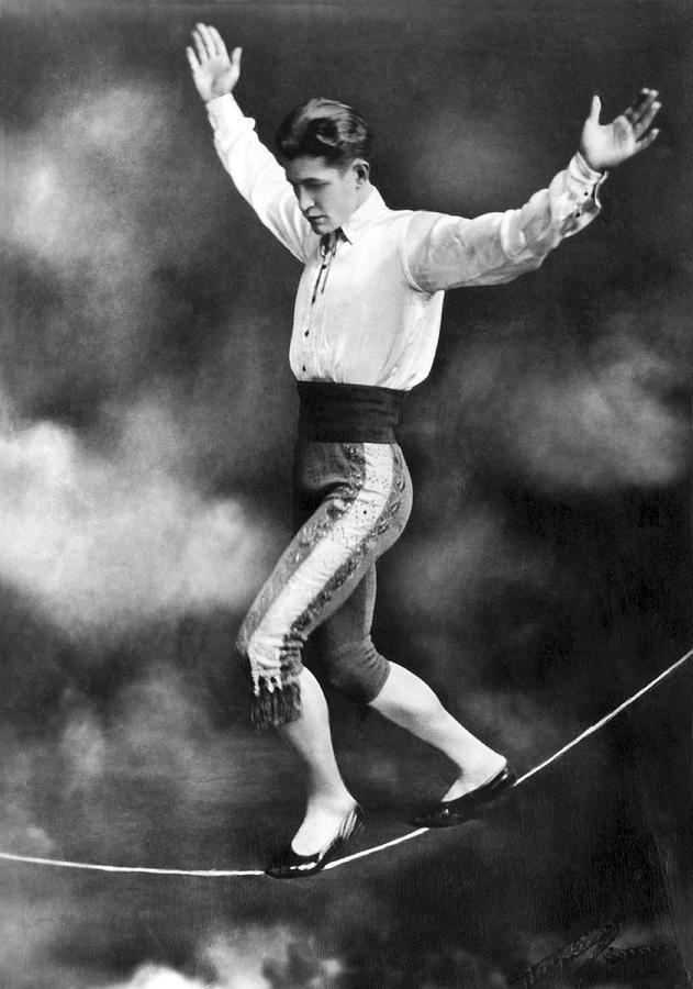 Con Colleano Tightrope Walker Con Colleano by Underwood Archives