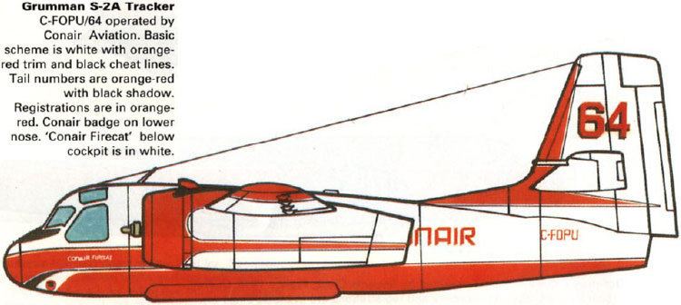Conair Firecat WINGS PALETTE Grumman S2 Tracker Conair Aviation