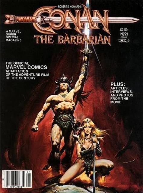 Conan (Marvel Comics) Marvel Comics Super Special 21 Conan the Barbarian Issue