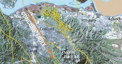 Concord Fault EARTHQUAKE Info The Concord Fault amp The ClaytonMarsh Creek Fault