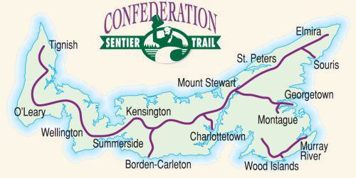 Confederation Trail Bike across PEI