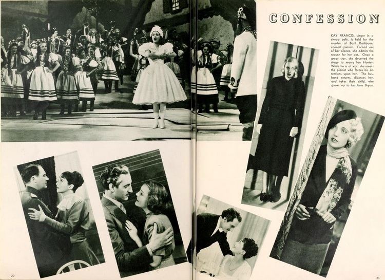 Confession (1937 film) Confession 1937 Kay Francis Life Career