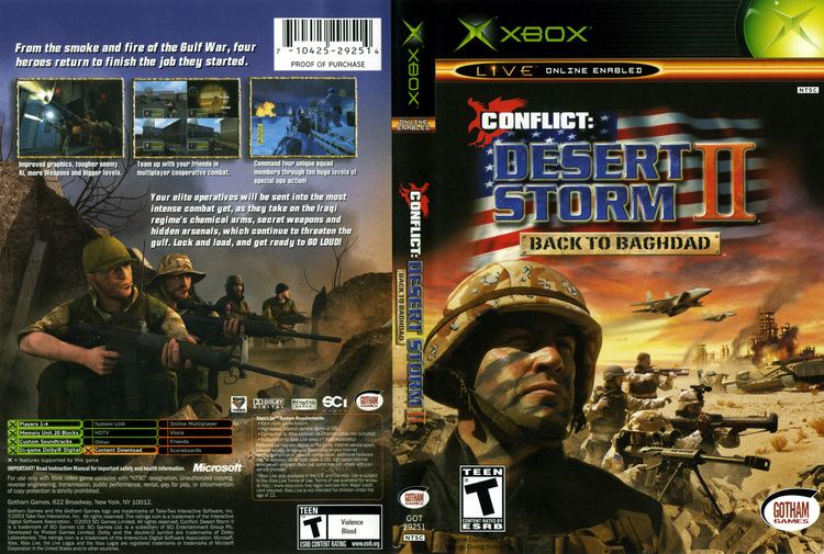 Conflict: Desert Storm II Conflict Desert Storm II Back To Baghdad Cover Download Microsoft