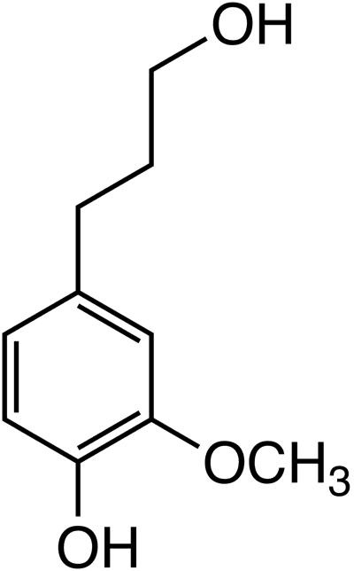 Coniferyl alcohol bmse010186 dihydroconiferyl alcohol at BMRB