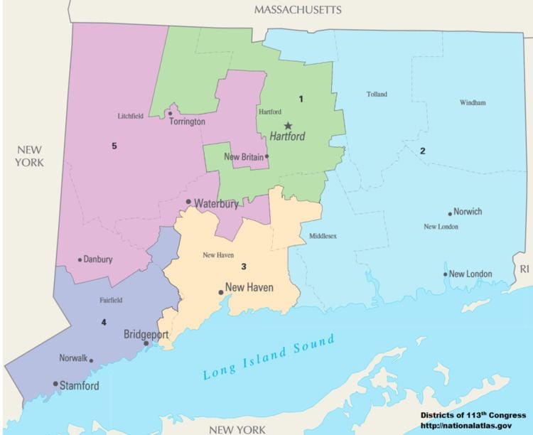 Connecticut's congressional districts