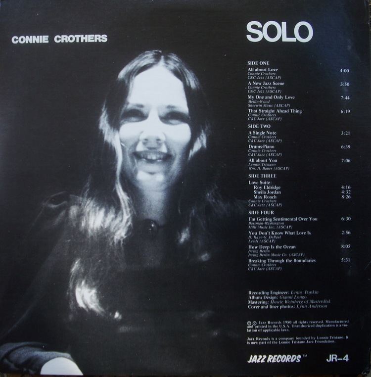 Connie Crothers inconstant sol Connie CrothersSolo 1980 Jazz Lp4