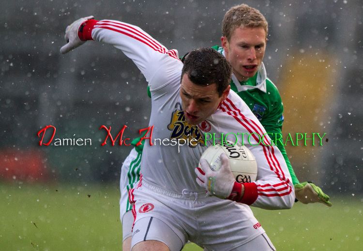 Conor Gormley Conor Gormley shields the ball from Daryl Keenan Damien