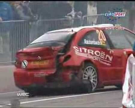 Conrad Rautenbach Conrad Rautenbach crash WRC 2008 Monaco YouTube