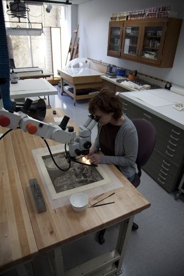 Conservation and restoration of books, manuscripts, documents and ephemera