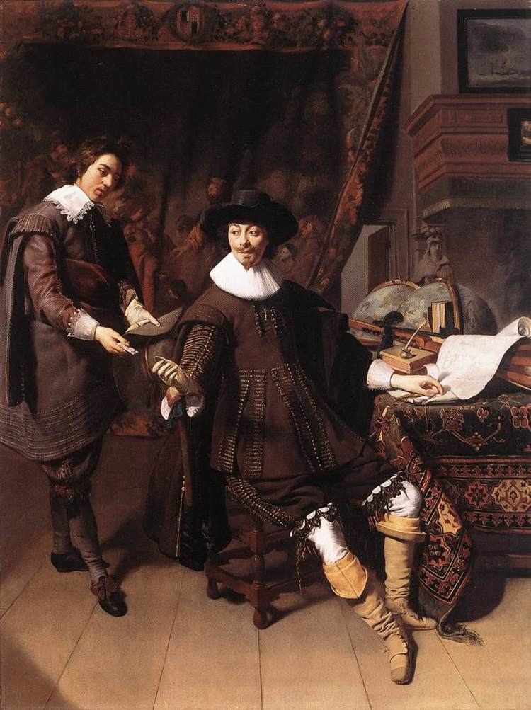 Constantijn Huygens Constantijn Huygens and his Clerk by KEYSER Thomas de