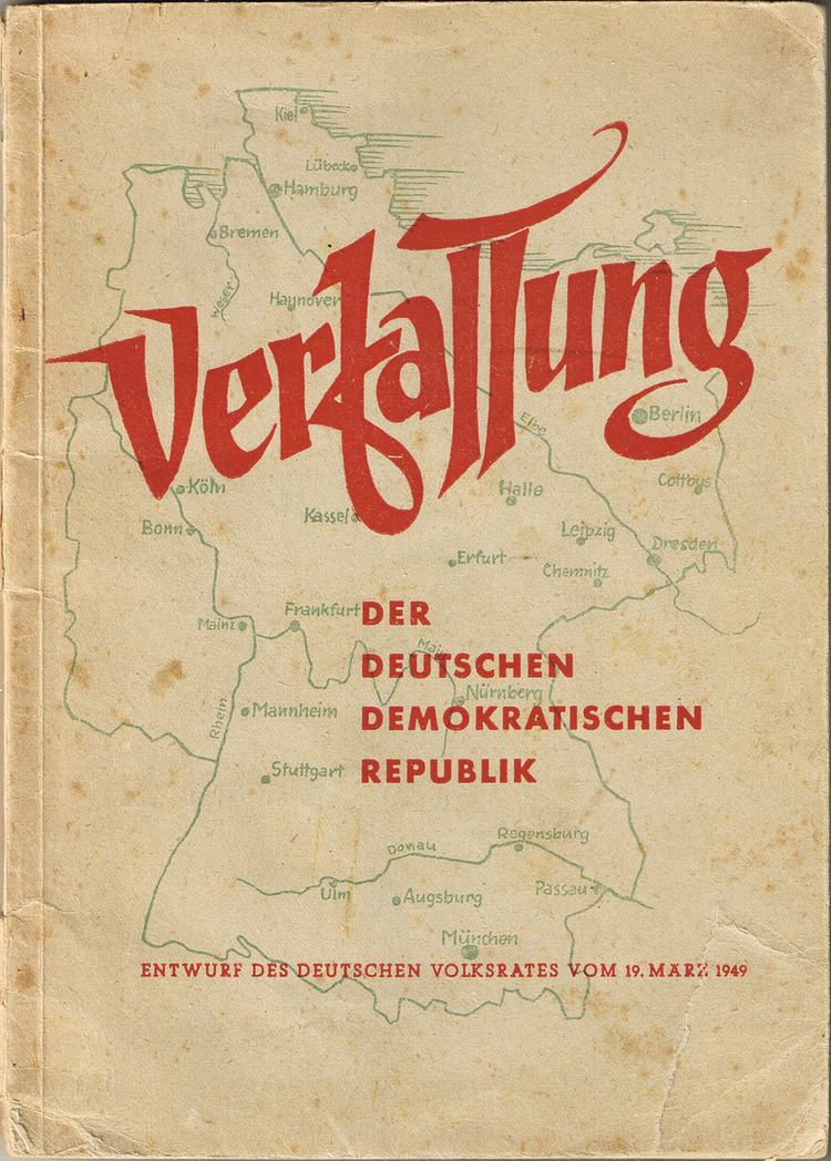Constitution of East Germany