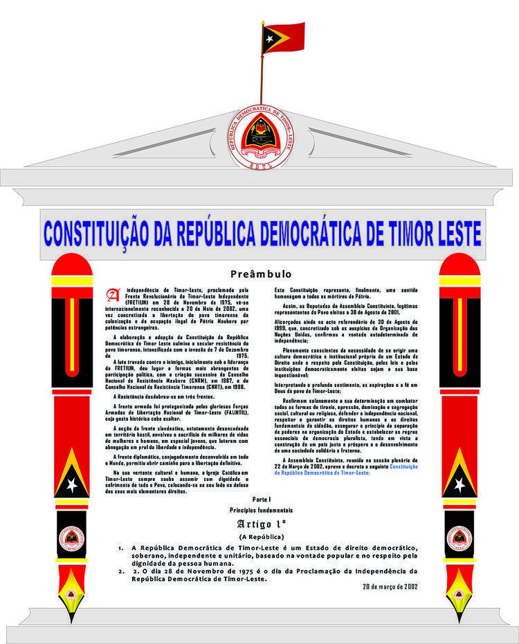 Constitution of East Timor