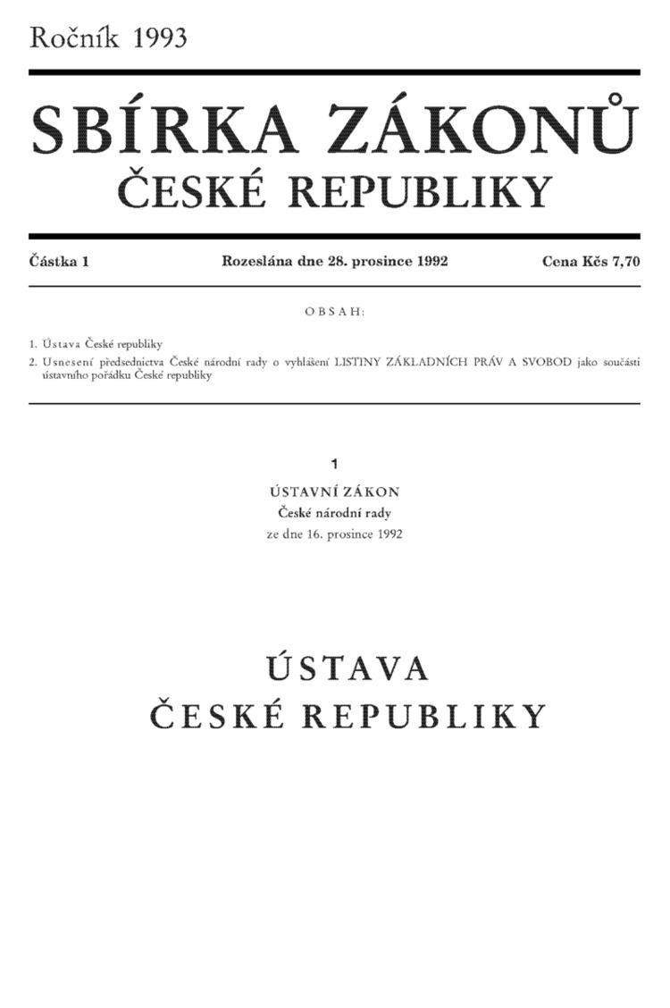 Constitution of the Czech Republic