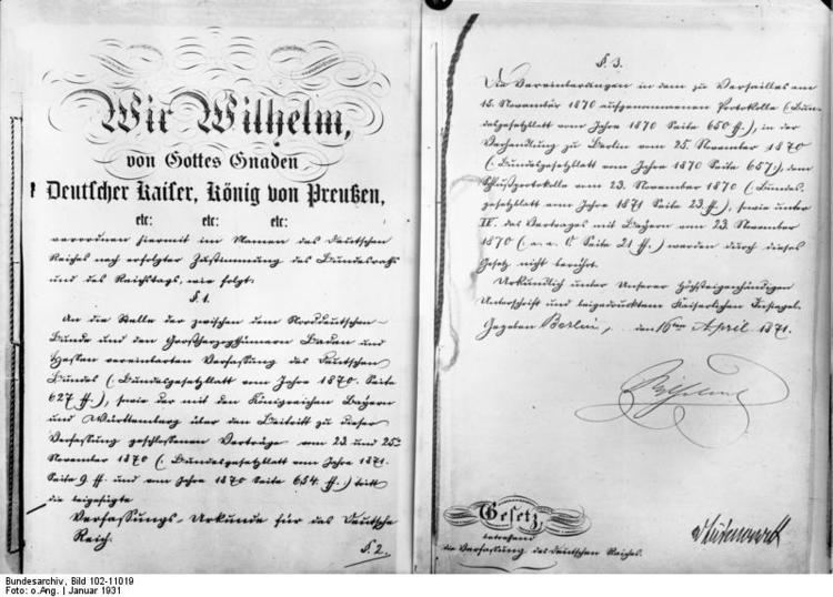 Constitution of the German Empire