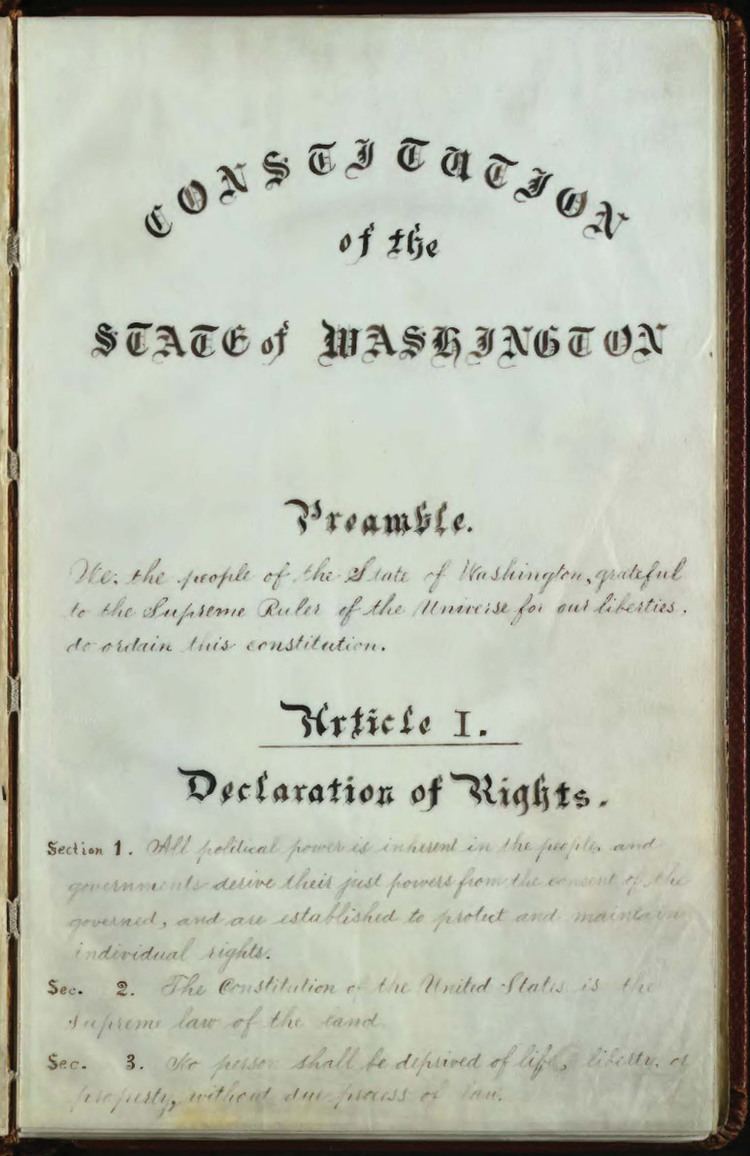 Constitution of Washington