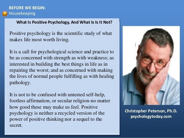 Consulting psychology Positive psychology And consulting psychology presentation