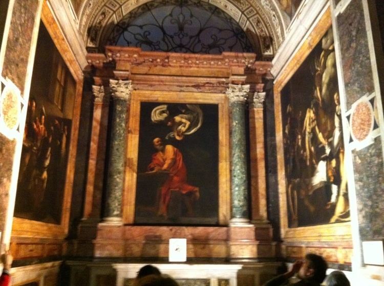 Contarelli Chapel For the feast of St Matthew Caravaggio39s Contarelli Chapel