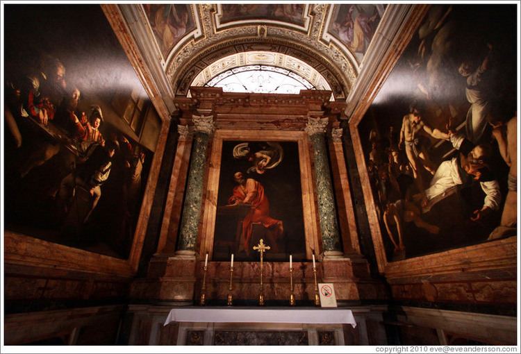 Contarelli Chapel Contarelli Chapel containing three paintings by Caravaggio The