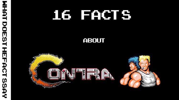 Contra (series) TOP 16 Facts on Contra Series YouTube