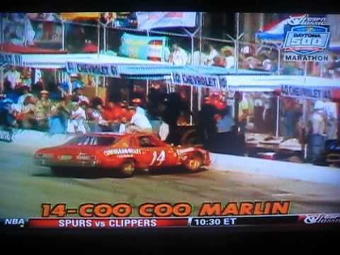 Coo Coo Marlin 1976 Daytona 500 Coo Coo Marlin hits the wall in pit