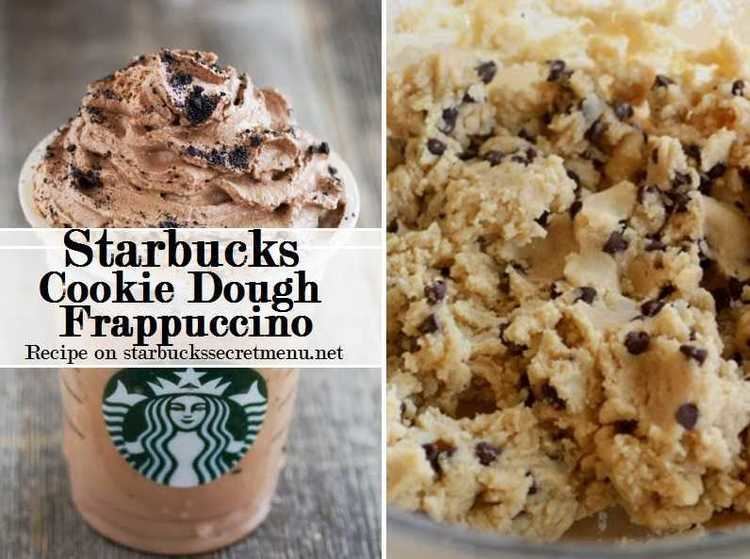 Cookie dough Starbucks Cookie Dough Frappuccino Starbucks Secret Menu