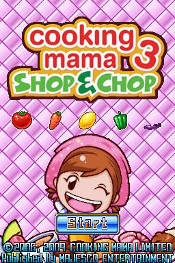 Cooking Mama 3: Shop & Chop Cooking Mama 3 Shop amp Chop US ROM lt NDS ROMs Emuparadise