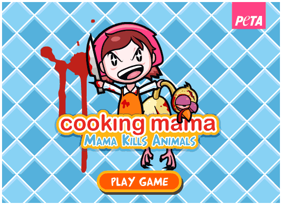 Cooking Mama Cooking Mama The Unauthorized PETA Edition Mama Kills Animals