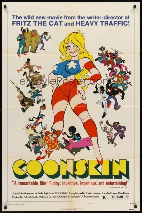 Coonskin (film) Obscure OneSheet Coonskin 1975 Ralph Bakshi