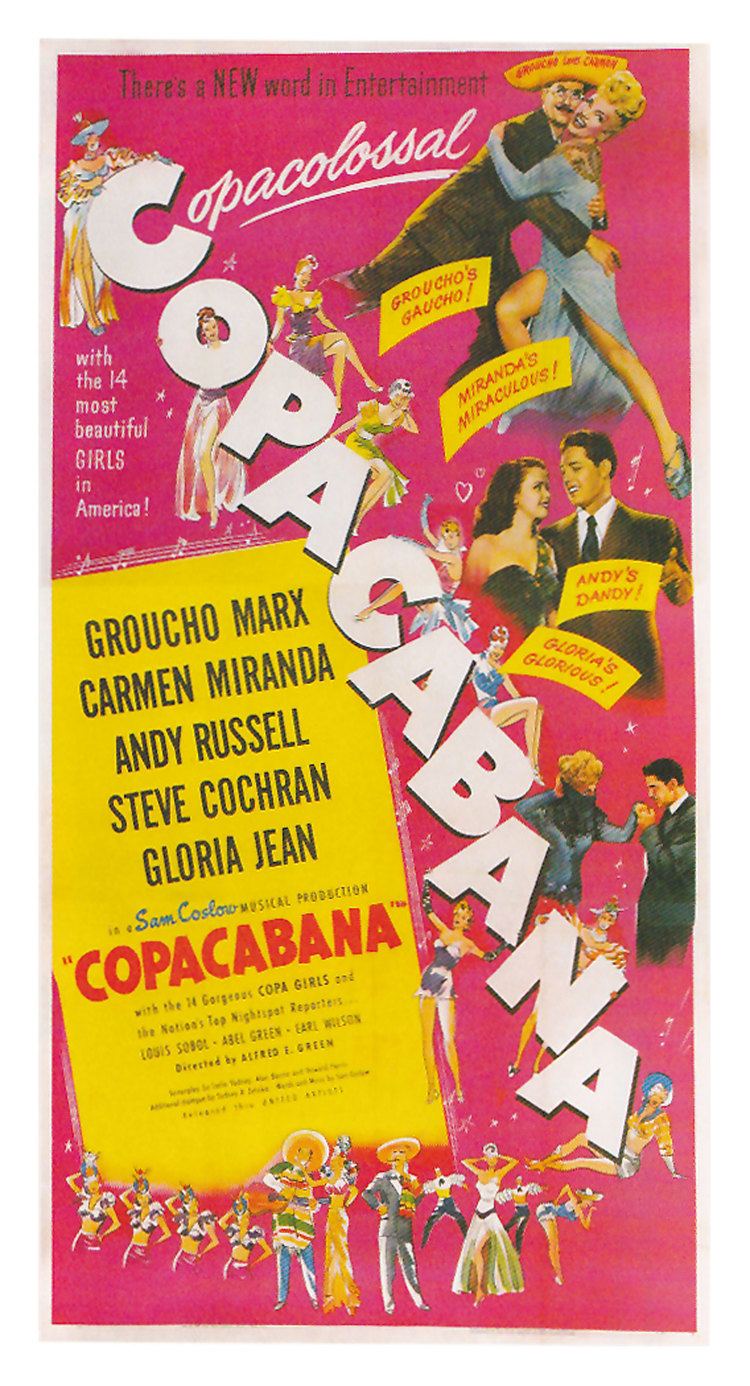 Copacabana (1947 film) COPACABANA MOVIE POSTER COPACABANA MOVIE POSTER