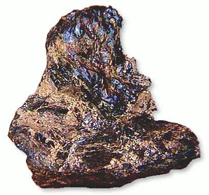 Copper sulfide Covellite Copper Sulfide blue in photo rocksmineralsCCo