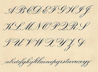 Copperplate script What is Copperplate Writing Scribblers