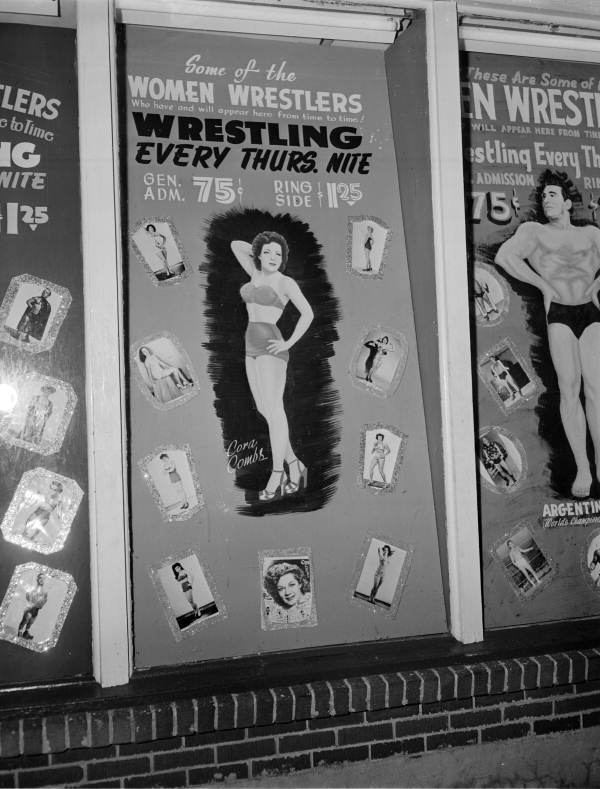 Cora Combs Florida Memory Poster for female wrestler Cora Combs at The Arena