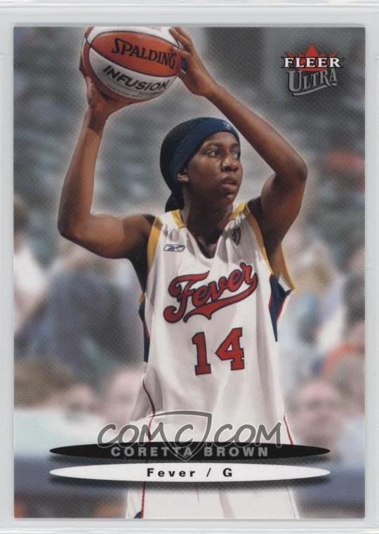Coretta Brown 2003 Fleer Ultra WNBA Base 108 Coretta Brown COMC Card