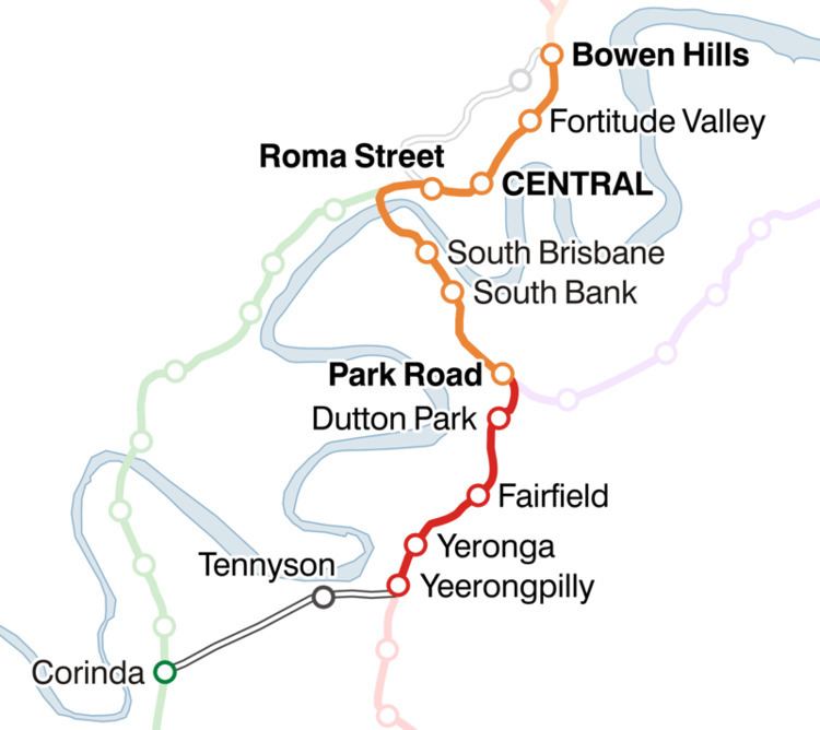 Corinda–Yeerongpilly railway line