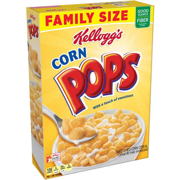 Corn Pops Kellogg39s Corn Pops Cereal Family Size 214 ounce box Walmartcom