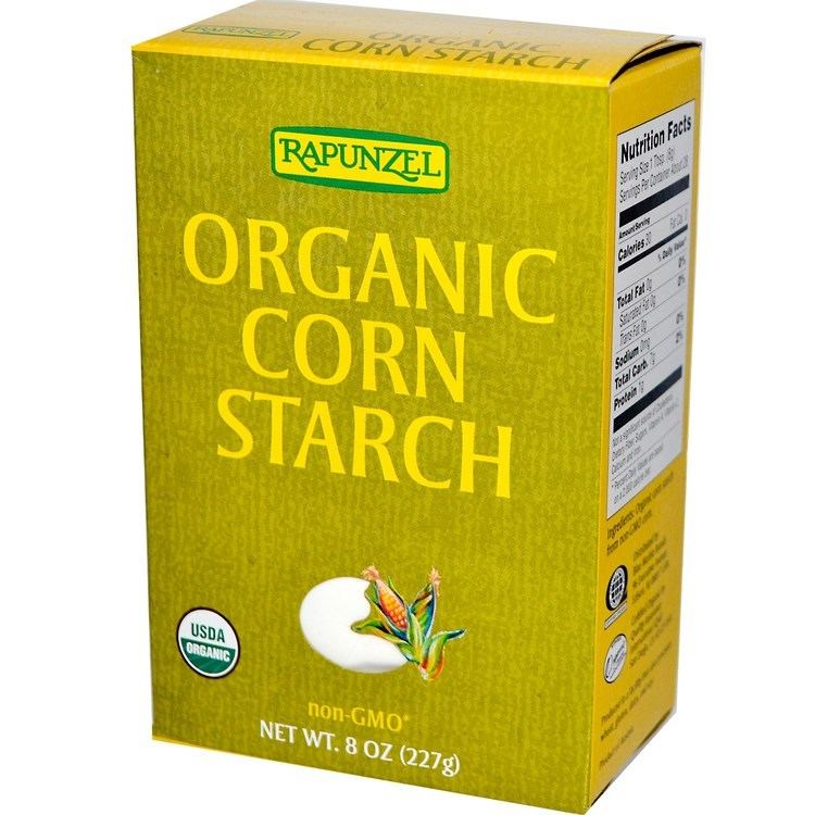 Corn starch Rapunzel Organic Corn Starch 8 oz 227 g iHerbcom
