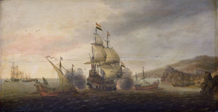 Cornelis Bol FileCornelis Bol Zeegevecht tussen Hollandse oorlogsschepen en